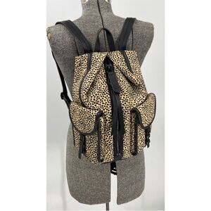 Aimee kestenberg Tamitha Leopard Print Backpack with Black Accents